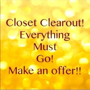 CLOSET CLEAROUT!